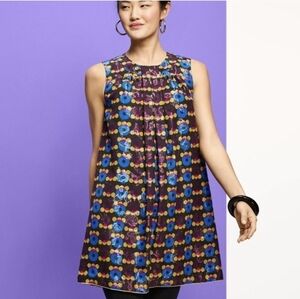 Anna Sui sleeveless metallic dress 20th Anniversary Collection